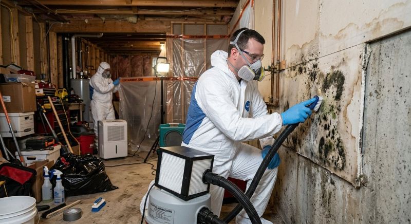 White Mold Mitigation in Frisco, TX