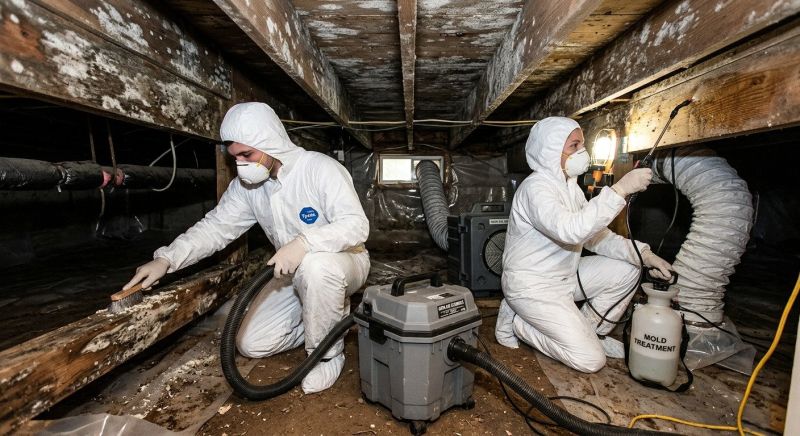Attic Mold Remediation in Dallas, TX